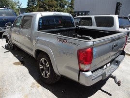 2017 TOYOTA TACOMA CREW CAB SILVER 3.5 AT 2WD TRD SPORT Z21475
